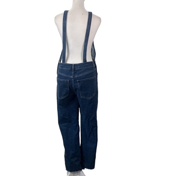 Express Ripped Straight Jean Overalls- NWT - Picture 8 of 16